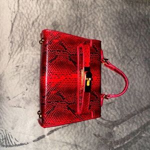 Matching purse for snake boots
